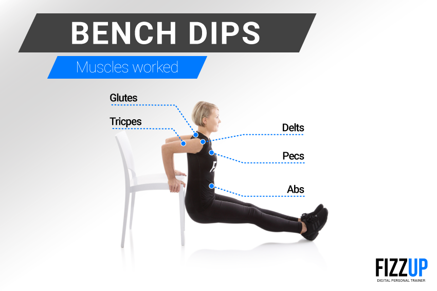 Chair dips: How to do them correctly to strengthen your triceps