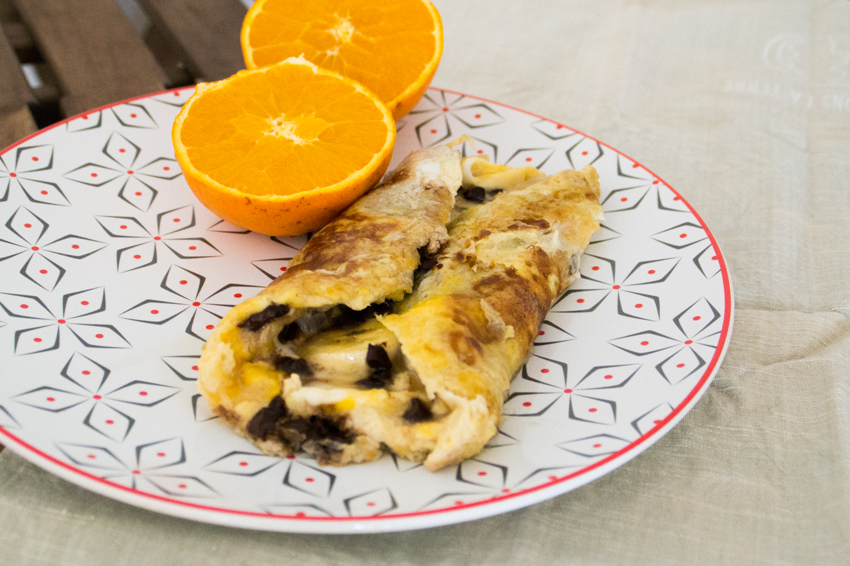 sweet banana omelet 02