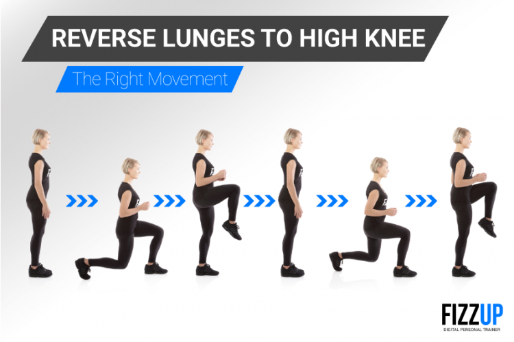 Try The Reverse Lunge To High Knee FizzUp