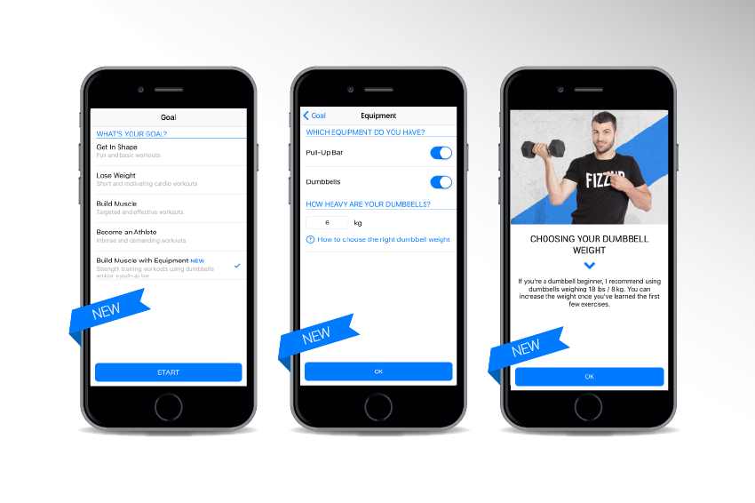 Fizzup Update 1.21: Workouts with Equipment Let Your Muscles Take on a New ...