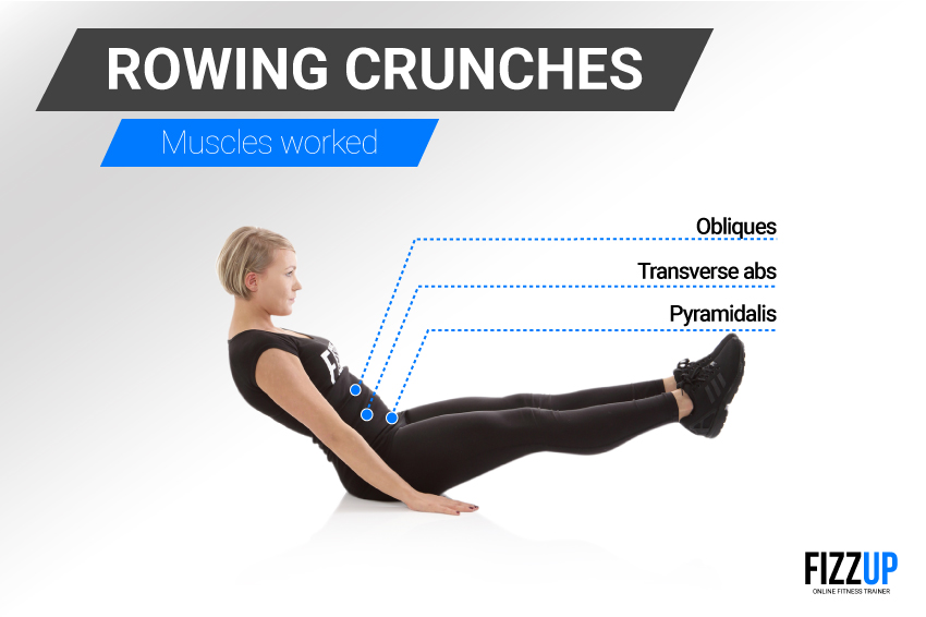 Pump Up Your Abs with Rowing Crunches | FizzUp